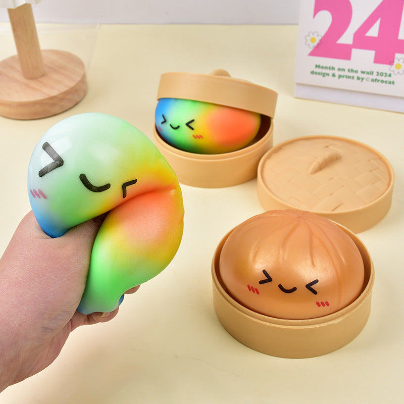 Color-Gradient Steamed Bun