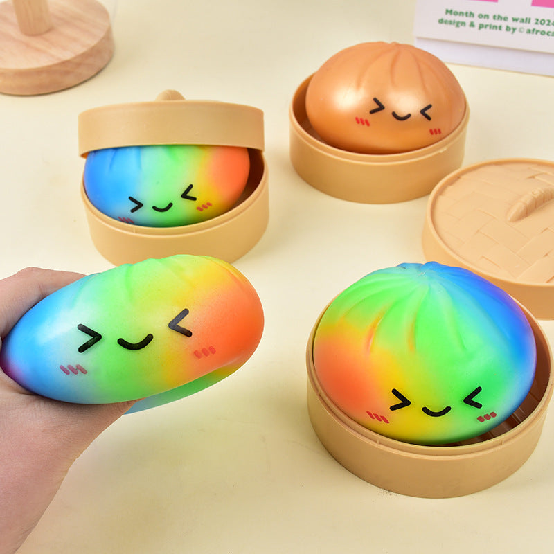 Color-Gradient Steamed Bun